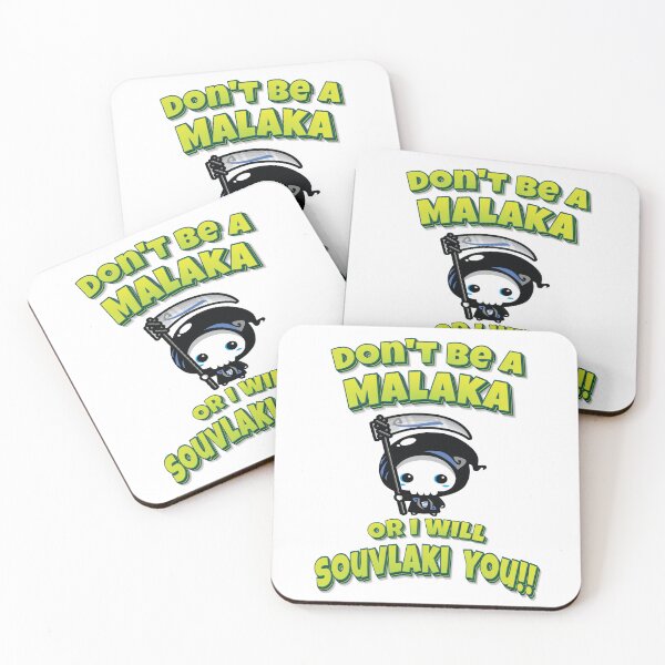 Item preview, Don't Be A Malaka Or I Will Souvlaki  You!! Greek Grim Reaper designed and sold by ProjectX23.
