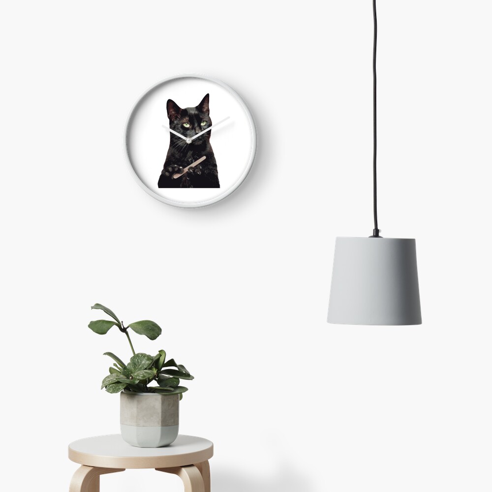 Item preview, Clock designed and sold by artsypatterns.