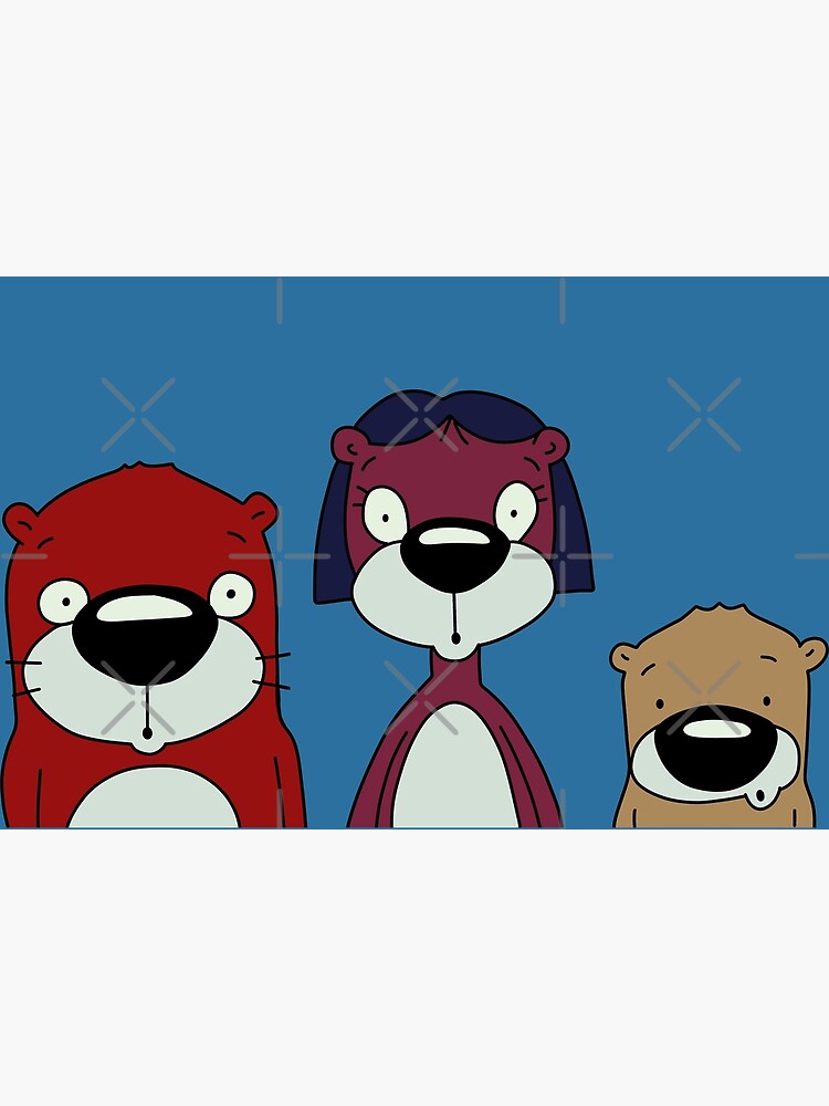 "Peanut, Butter, and Jelly Otter shocked faces" Poster for Sale by