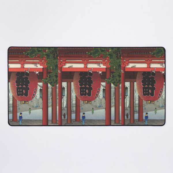 Item preview, Nio Gate at Asakusa Temple by Tsuchiya Koitsu designed and sold by Takeda-art.