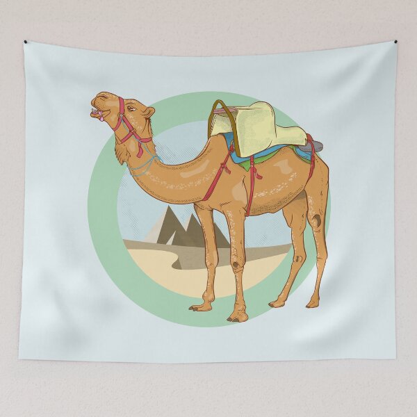 Item preview, Camel Egypt Pyramids designed and sold by piedaydesigns.