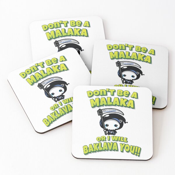 Item preview, Don't Be A Malaka Or I Will Baklava You!! Greek Grim Reaper designed and sold by ProjectX23.