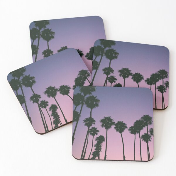 Item preview, brazil beach palm trees with beautiful sunset for sunset palm trees lovers gift designed and sold by Asombrosa.