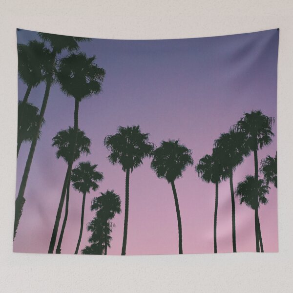 Item preview, brazil beach palm trees with beautiful sunset for sunset palm trees lovers gift designed and sold by Asombrosa.