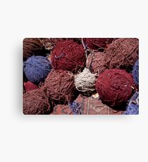 Carpet workshop threads Canvas Print