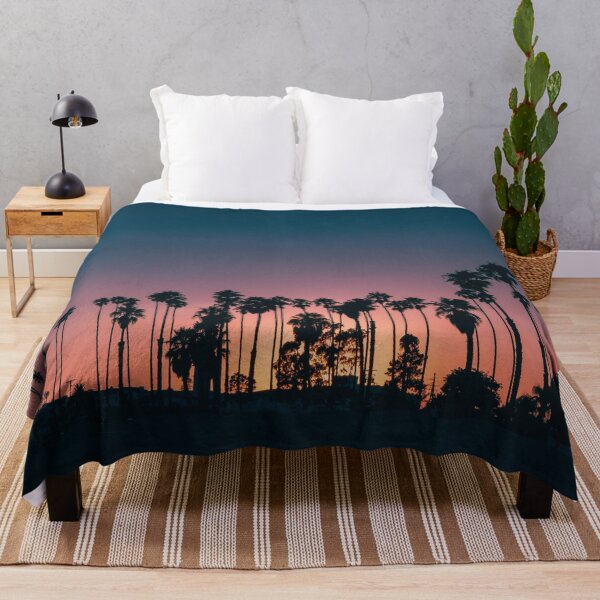 Item preview, brazil beach palm trees with beautiful sunset for sunset palm trees lovers gift designed and sold by Asombrosa.