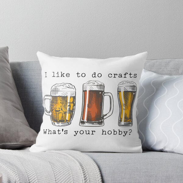 Item preview, I Like To Do Crafts Funny Craft Beer Drinker designed and sold by PrettyGifted.
