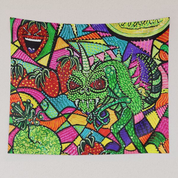 Item preview, Chupacabra Loves Strawberry Melon designed and sold by Laura Barbosa.