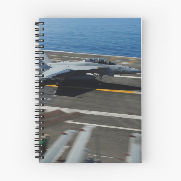 Item preview, An F/A-18F Super Hornet makes an arrested landing aboard USS George H.W. Bush. designed and sold by StocktrekImages.