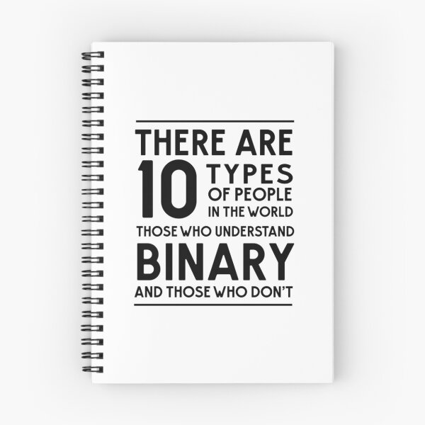 Item preview, 10 Types of people in the world Binary designed and sold by RilosBizan.