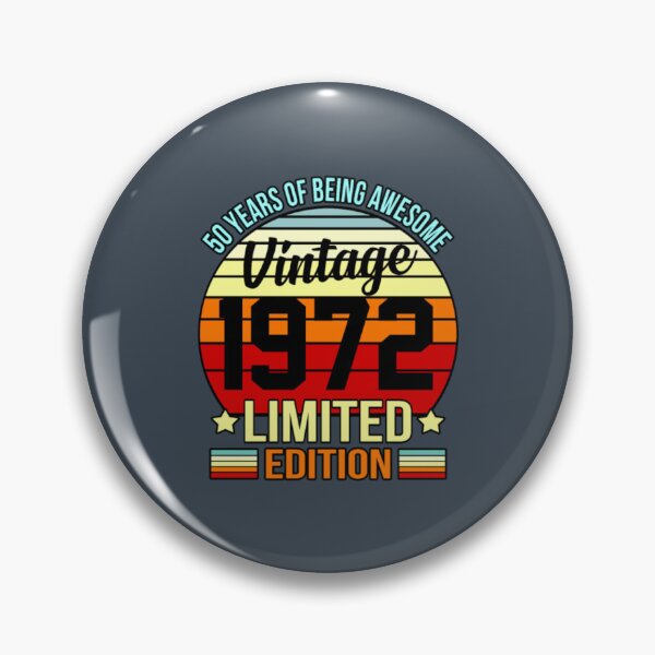 Item preview, 50 Years Awesome Vintage 1972 Limited Edition  designed and sold by RilosBizan.
