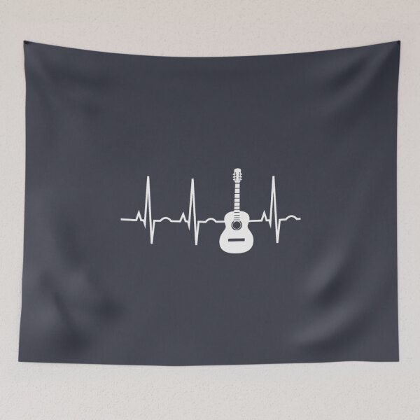 Item preview, Acoustic Guitar Heartbeat Shirt Guitar Musician designed and sold by RilosBizan.