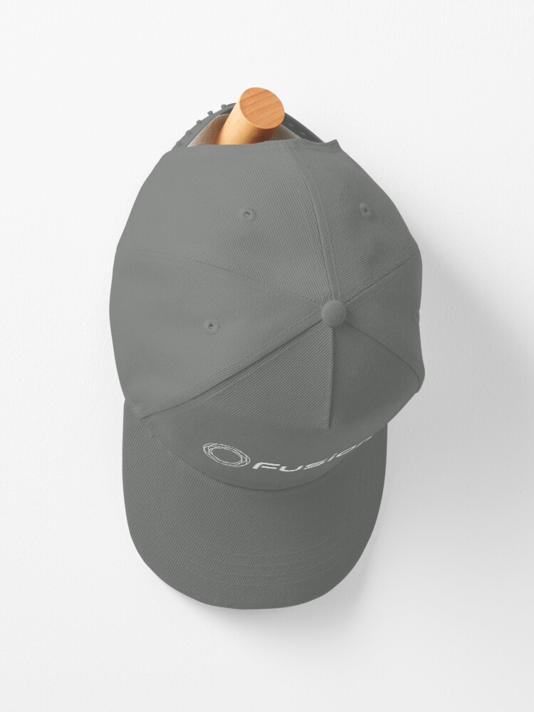 Alternate view of Fusion logo (white landscape) Cap