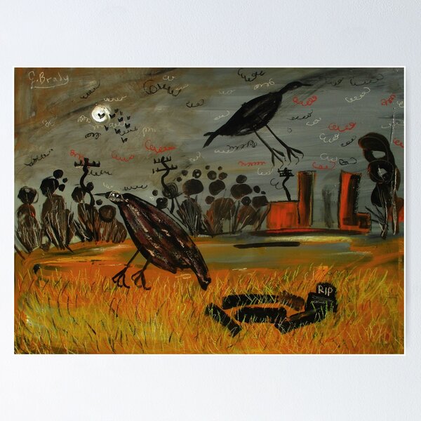 Item preview, 'birds at the grave designed and sold by glennbrady.