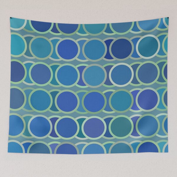 Item preview, BLUE CIRCLES designed and sold by Frogmuse.