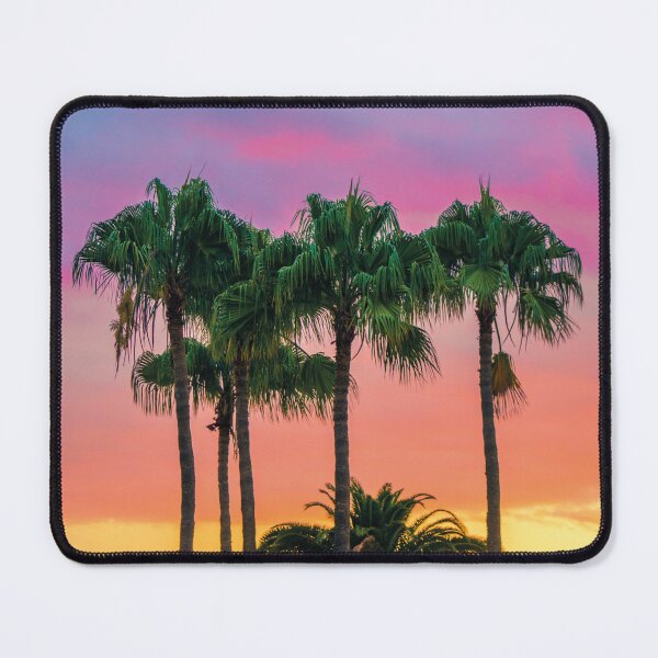 Item preview, california beach palm trees with beautiful sunset for sunset palm trees lovers gift designed and sold by Asombrosa.
