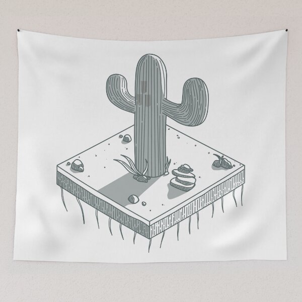 Item preview, Lonely Cactus on an island designed and sold by headandhorns.