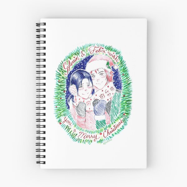 Item preview, Sylvain & Felix wish you a Merry Christmas designed and sold by Jusbene.