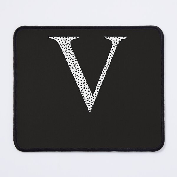 Item preview, V Initial Dalmatian Print   designed and sold by DANIELLESALTZMA.