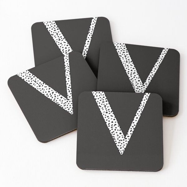 Item preview, V Initial Dalmatian Print   designed and sold by DANIELLESALTZMA.