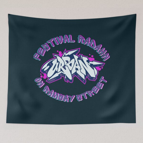 Item preview, Festival Radahn on Ramsay street urban graffiti letters  designed and sold by ExtraTouchGifts.