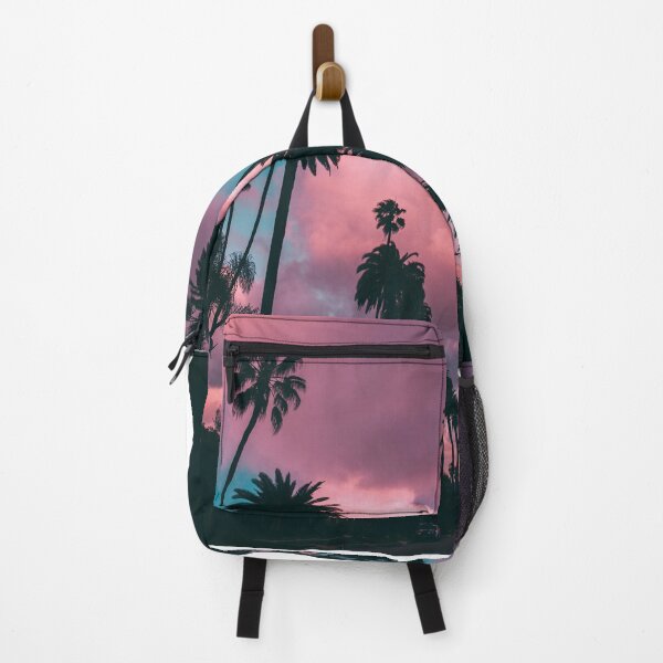 Item preview,  california beach palm trees with beautiful sunset for sunset palm trees lovers gift designed and sold by Asombrosa.
