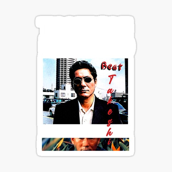 Takeshi Kitano Sticker For Sale By Yvonneergstrom Redbubble