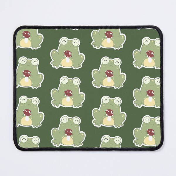 Item preview, Frog with mushroom designed and sold by twildobaggins.