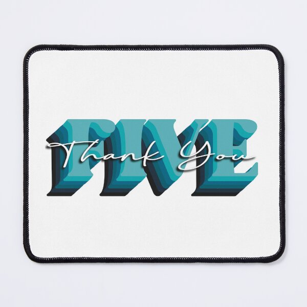 Item preview, Thank You, Five designed and sold by swilmer.