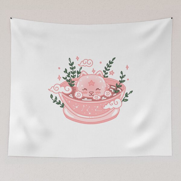 Item preview, Kawaii ramen kitten designed and sold by mattspace.