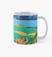 Great Orme tramway, railway, Great Britain, sightseeing, vintage travel poster Mug