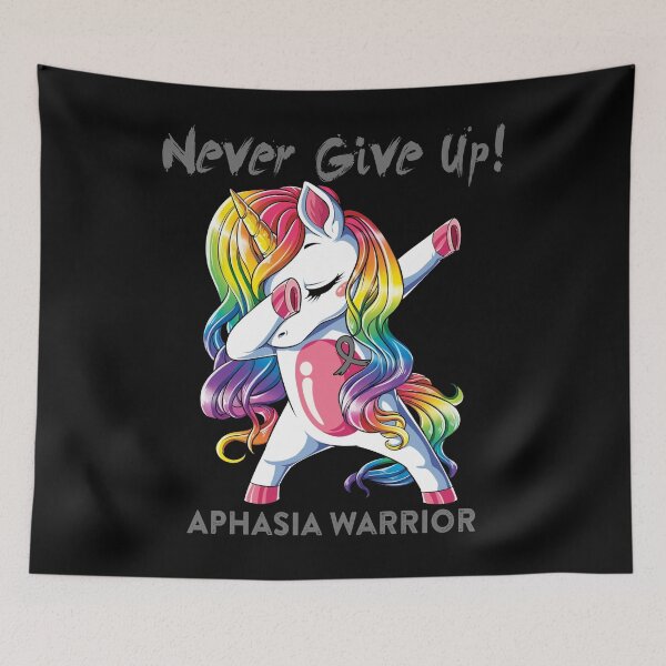 Item preview, Aphasia Warrior - Never Give Up! - Support Aphasia Warrior Gifts designed and sold by whlrcheryl.