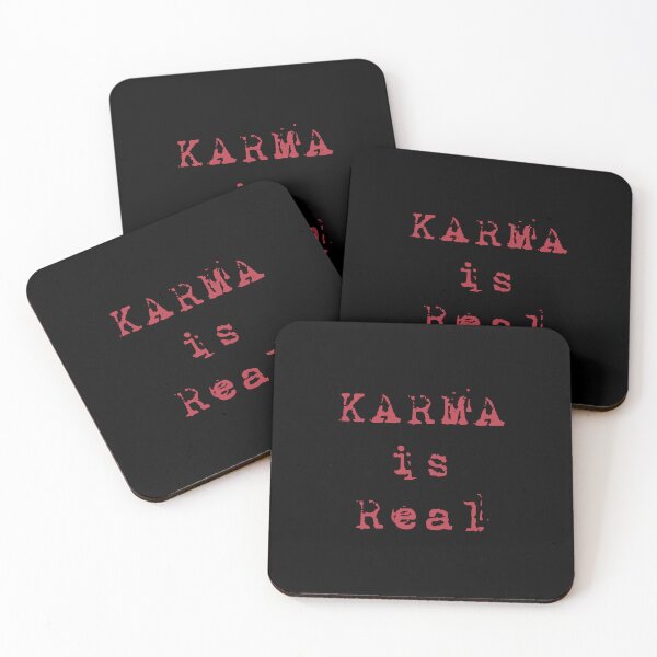 Item preview, Karma Is Real, Positivity, Inspirational, Motivational, Minimalist, Typography, Aesthetic Text designed and sold by DULCE76.