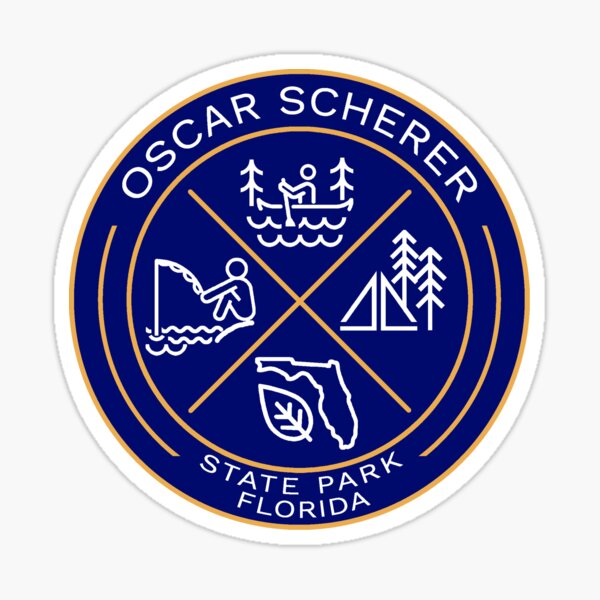 Item preview, Oscar Scherer State Park Heraldic Logo designed and sold by VanyaKar.