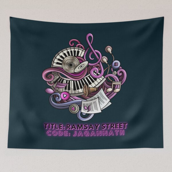 Item preview, Title Ramsay street Code jagannath music pianokeys instruments  designed and sold by ExtraTouchGifts.