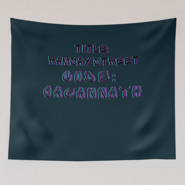 Item preview, Title Ramsay street code janannath graffiti letters  designed and sold by ExtraTouchGifts.