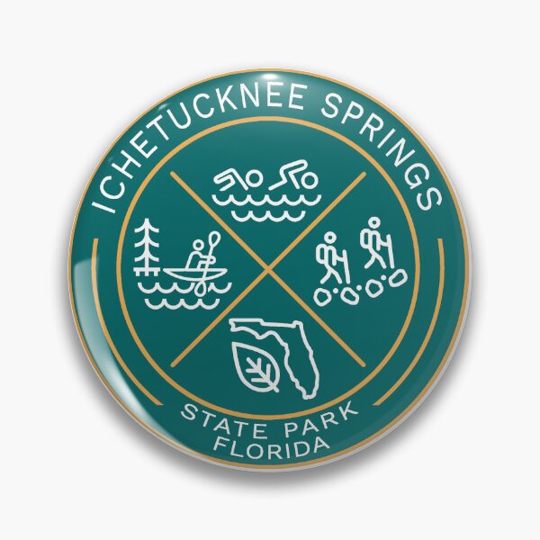 Item preview, Ichetucknee Springs State Park Heraldic Logo designed and sold by VanyaKar.