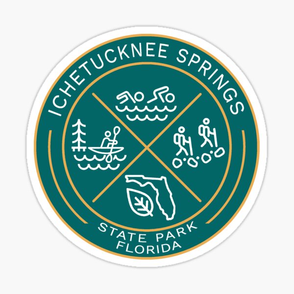 Item preview, Ichetucknee Springs State Park Heraldic Logo designed and sold by VanyaKar.