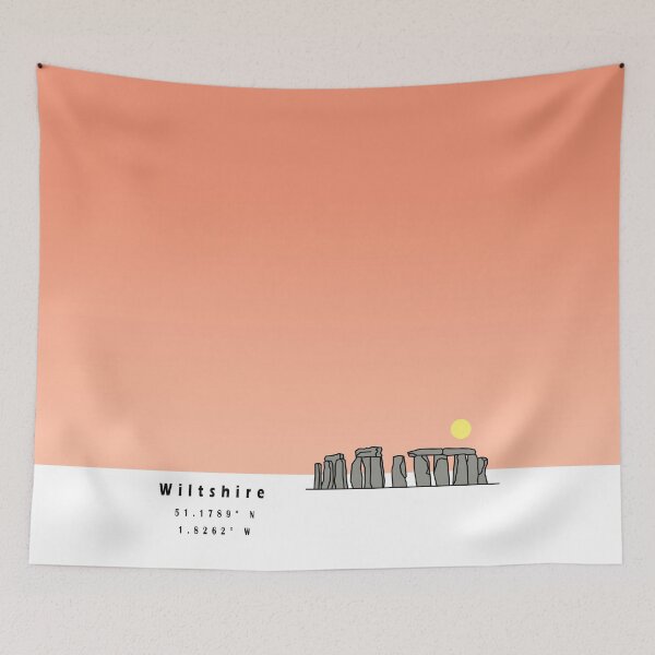 Item preview, Stonehenge Coordinates Minialistic Design  designed and sold by Lignas.