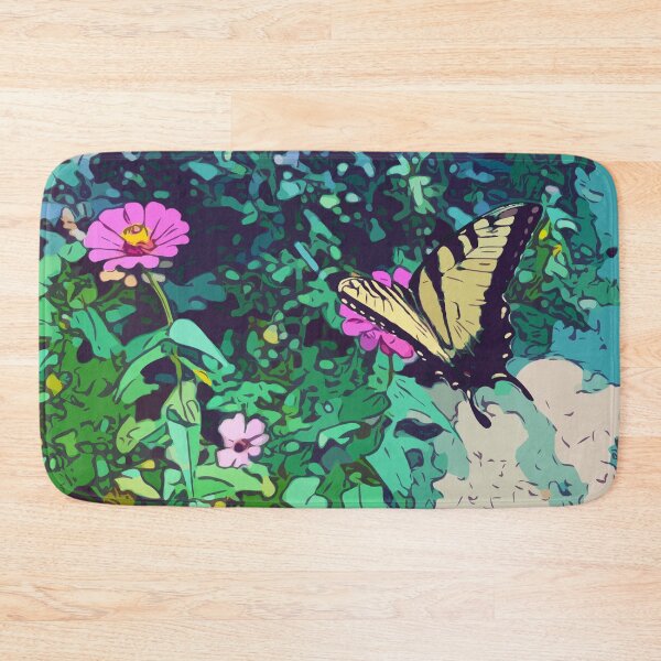 Item preview, Yellow beauty butterfly summer garden designed and sold by NC NatureVisions.
