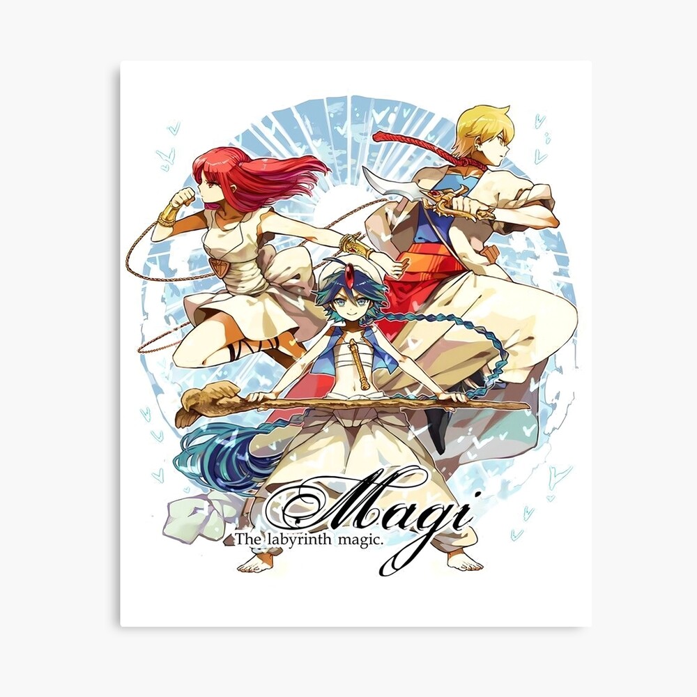 magi the labyrinth of magic art Art Board Print for Sale by Fantasyshopz
