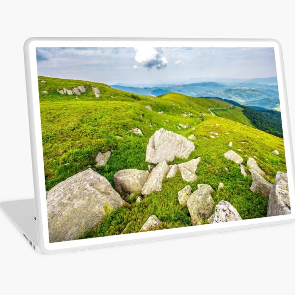 boulders on the hillside Laptop Skin