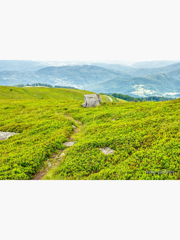path through hillside in high mountains by mike-pellinni