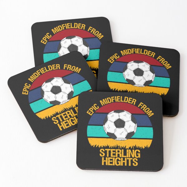 Item preview, Epic Midfielder From Sterling Heights Vintage Soccer Classic T-Shirt designed and sold by debbieeileenrzp.