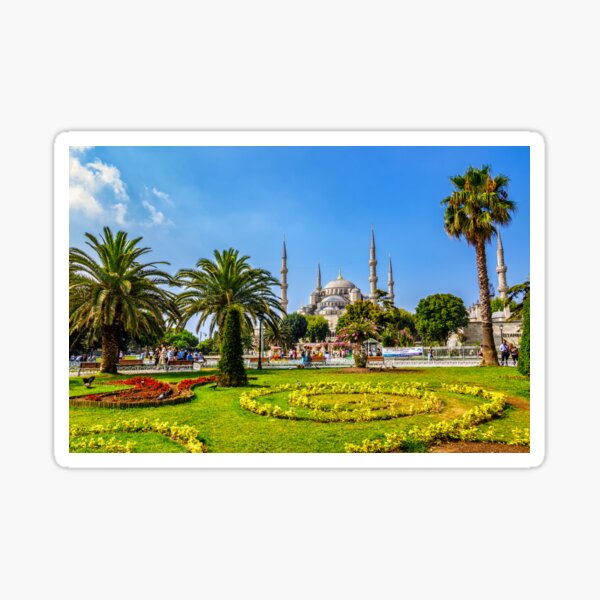Sultanahmet Park a popular tourists area Sticker