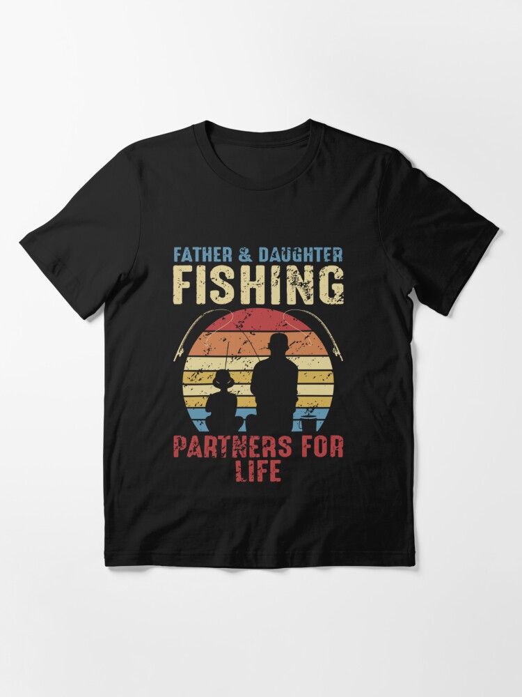 Husband Wife daughter son Fishing Partners for Life Essential T-Shirt for  Sale by NaomiTankersly