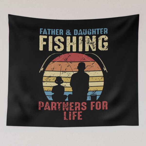 Item preview, Husband Wife daughter son Fishing Partners for Life designed and sold by NaomiTankersly.