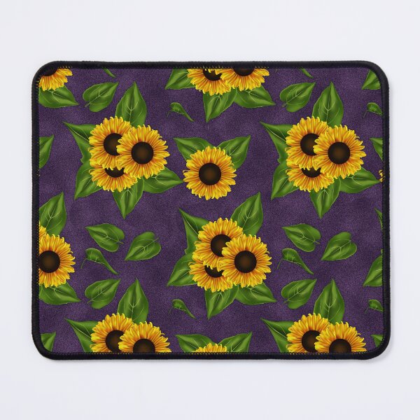 Item preview, Sunflowers on Purple background designed and sold by JadeRyder.