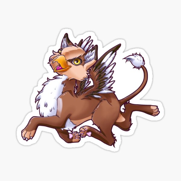 My little gryphon -Happy Pegatina