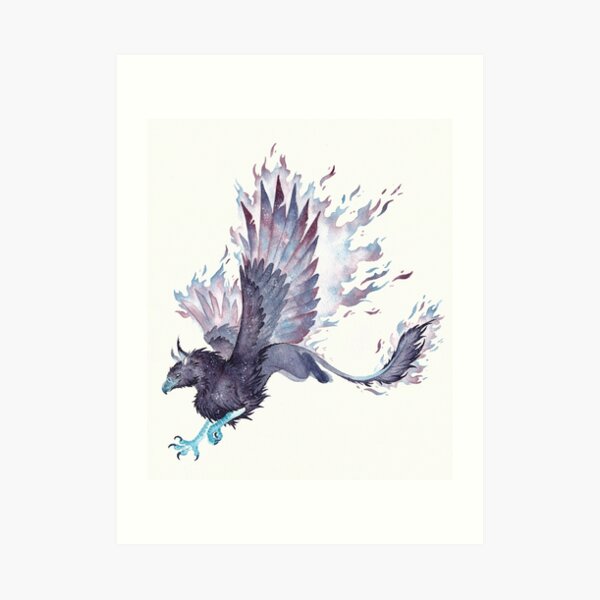 Space Gryphon Art Print